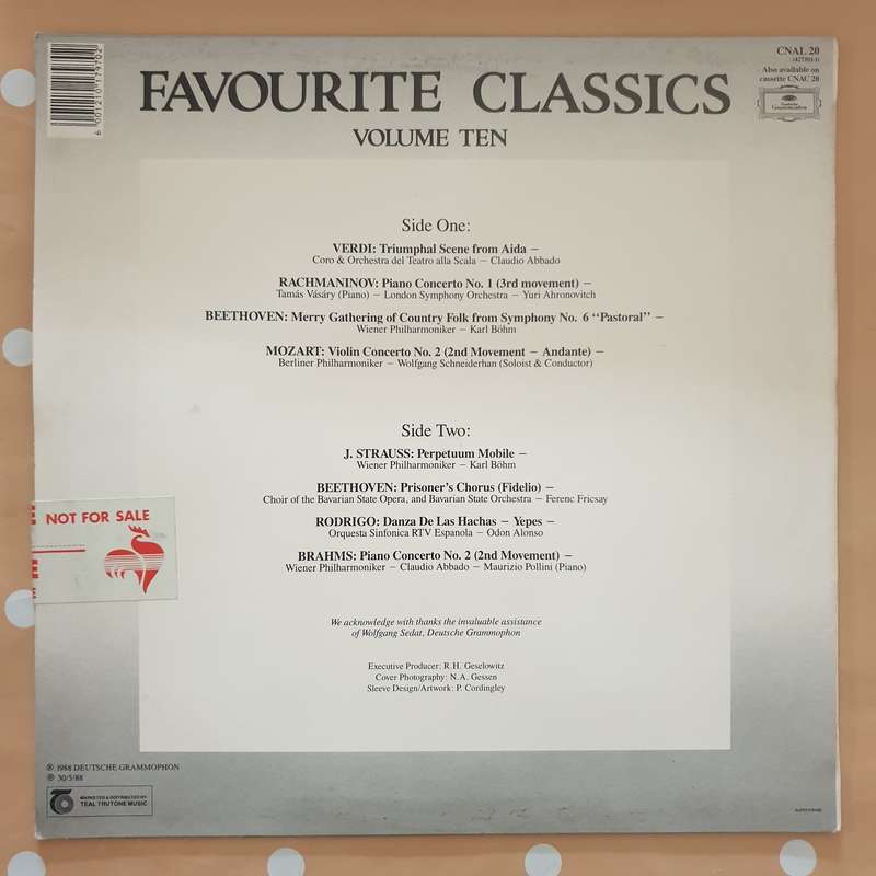 Favourite Classics - Volume Ten - Vinyl Record LP - Sealed