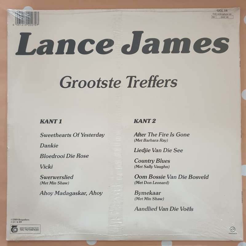 Lance James - Grootste Treffers - Vinyl Record LP - Sealed
