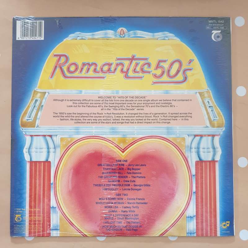 Romantic 50's - Original Artists - Vinyl Record LP - Sealed