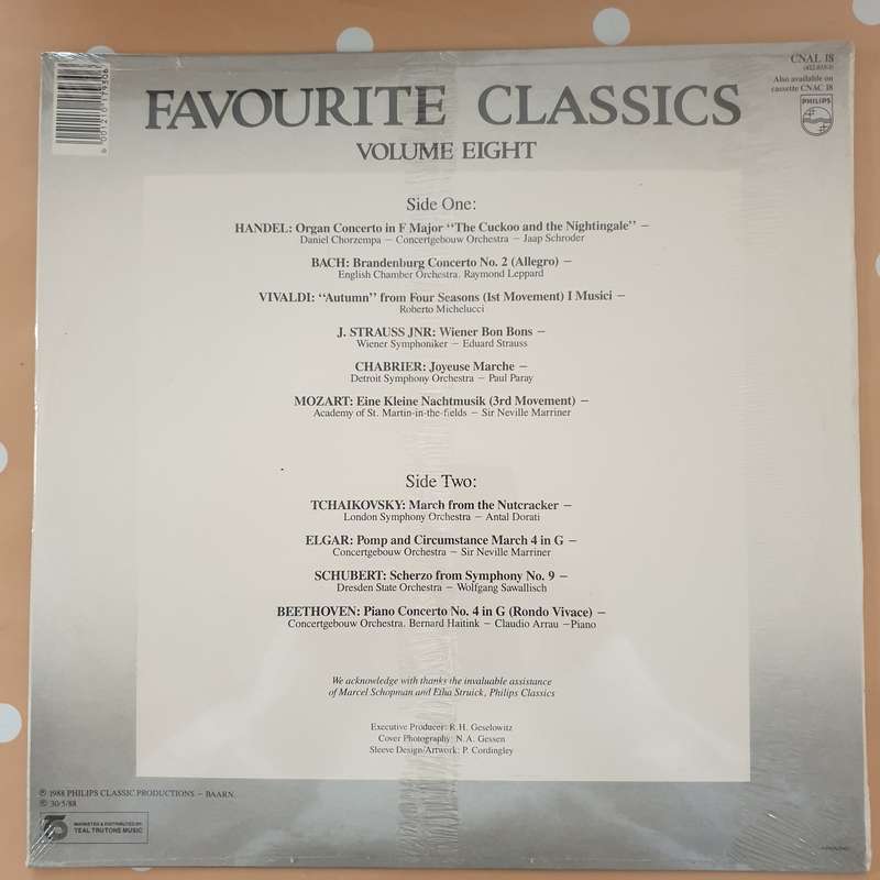 Favourite Classics - Volume Eight - Vinyl Record LP - Sealed