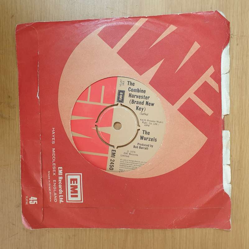 The Wurzels  The Blackbird - Vinyl 7" Record - Very-Good+ Quality (VG+)