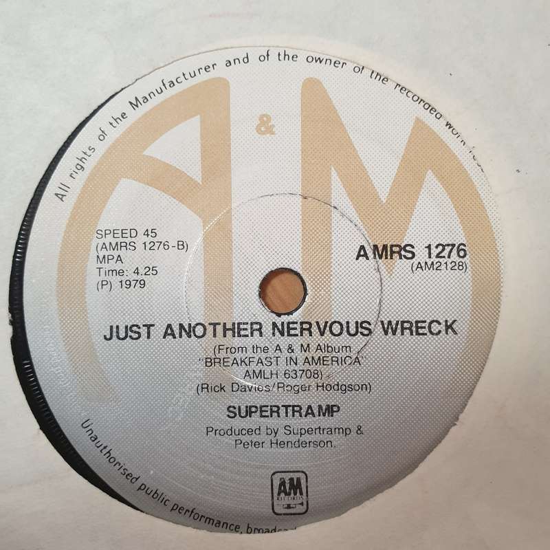 Supertramp  The Logical Song - Vinyl 7" Record - Good+ Quality (G+)
