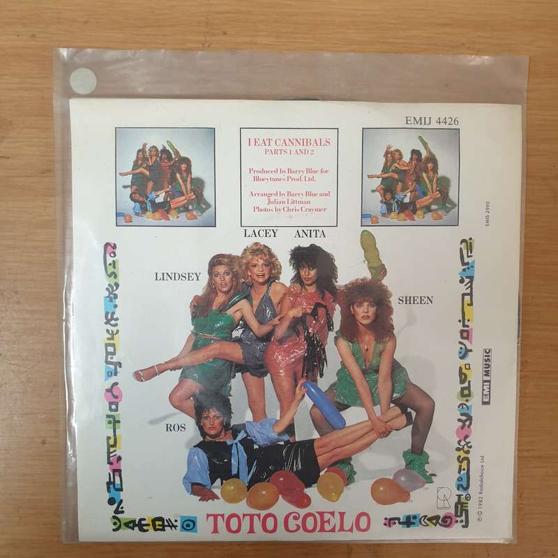 Toto Coelo  I Eat Cannibals - Vinyl 7" Record - Very-Good+ Quality (VG+)