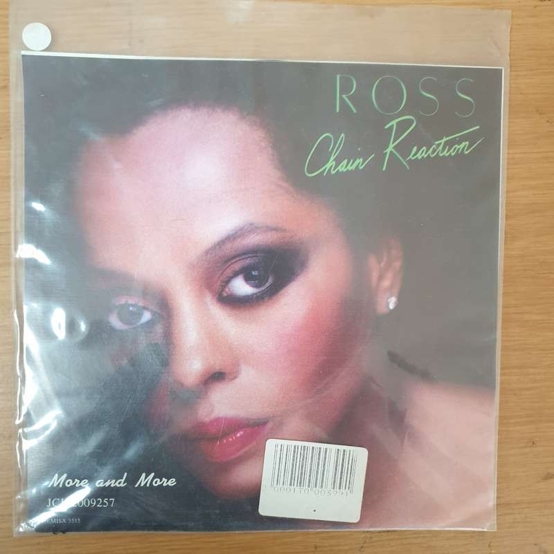 Diana Ross  Chain Reaction - Vinyl 7" Record - Very-Good+ Quality (VG+)