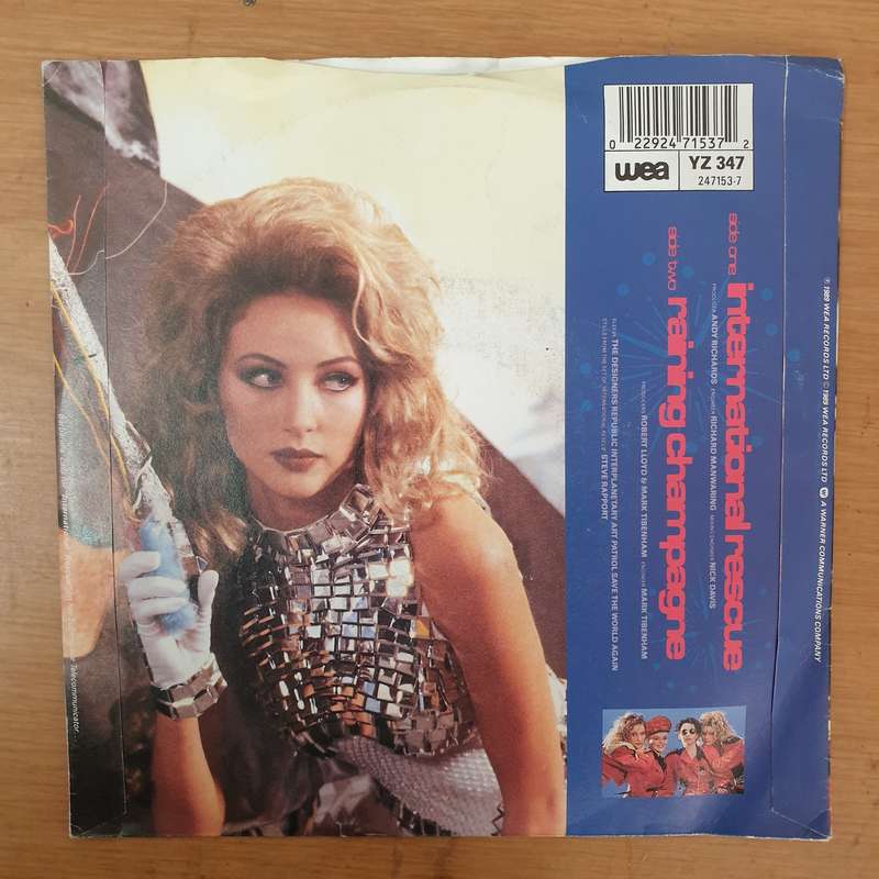 Fuzzbox  International Rescue - Vinyl 7" Record - Very-Good+ Quality (VG+)