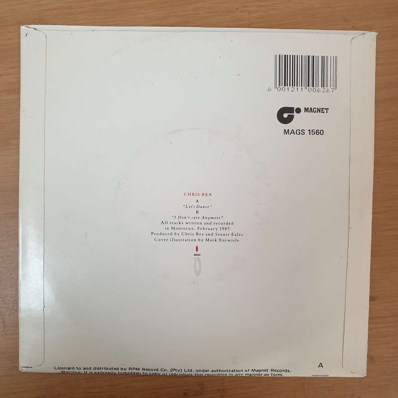 Chris Rea  Let's Dance - Vinyl 7" Record - Very-Good+ Quality (VG+)