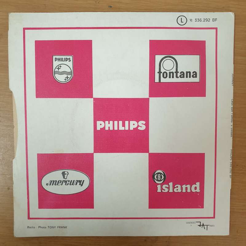 Johnny  Ceux Que L'amour A Blessés / Si Tu Pars - Vinyl 7" Record - Very-Good+ Quality (VG+)