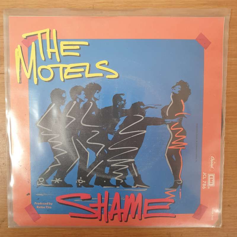 Motels  Shame - Vinyl 7" Record - Very-Good+ Quality (VG+)