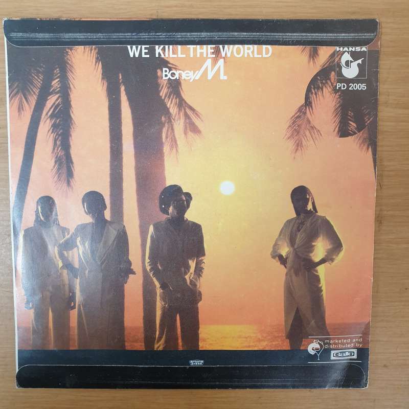 Boney M.  We Kill The World - Vinyl 7" Record  (VG)