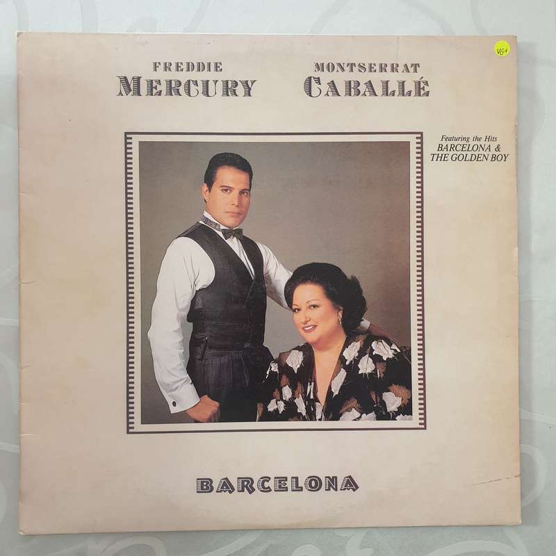 Freddie Mercury & Montserrat Caballé  Barcelona  -  Vinyl LP Record - Very-Good+ Quality (...