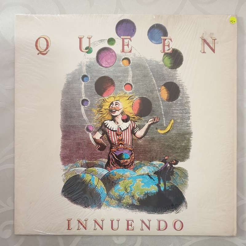 Queen  Innuendo -  Vinyl LP Record - Very-Good+ Quality (VG+)