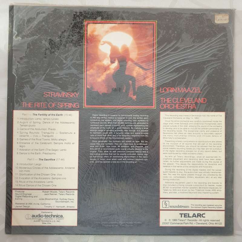 Stravinsky / Lorin Maazel / The Cleveland Orchestra  The Rite Of Spring -  Vinyl LP Record ...