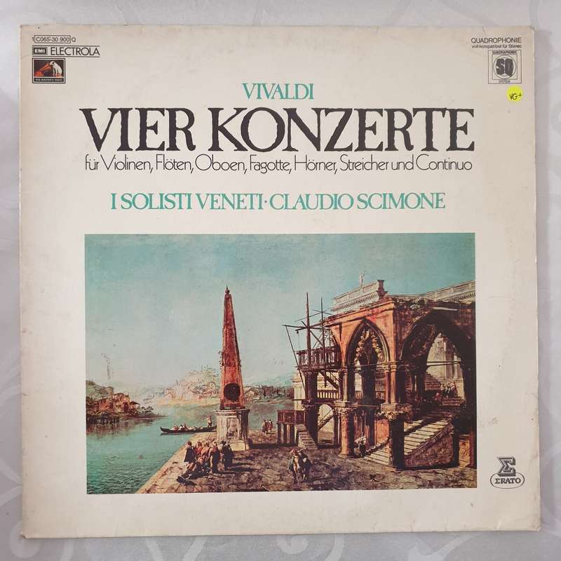 Vivaldi - Four Concertos / Vier Konzerte -  Vinyl LP Record - Very-Good+ Quality (VG+)