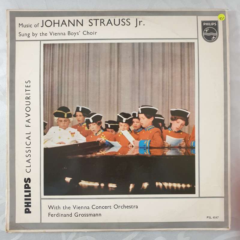 Vienna Boys Choir - Johann Strauss Jr  -  Vinyl LP Record - Very-Good+ Quality (VG+)