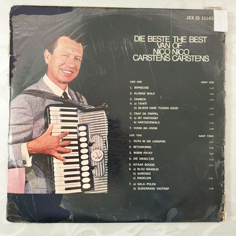 Nico Carstens - Die Beste - Vinyl LP Record - Opened  - Very-Good- Quality (VG-)