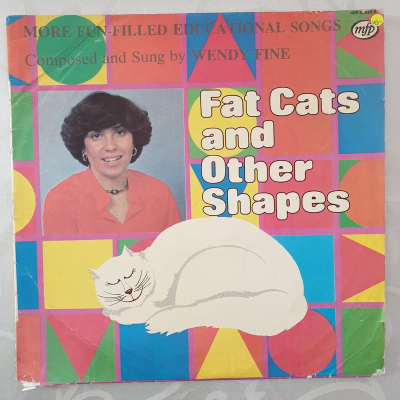 Wendy Fine - Fat Cats and other shapes - Vinyl LP Record - Opened  - Very-Good- Quality (VG-)