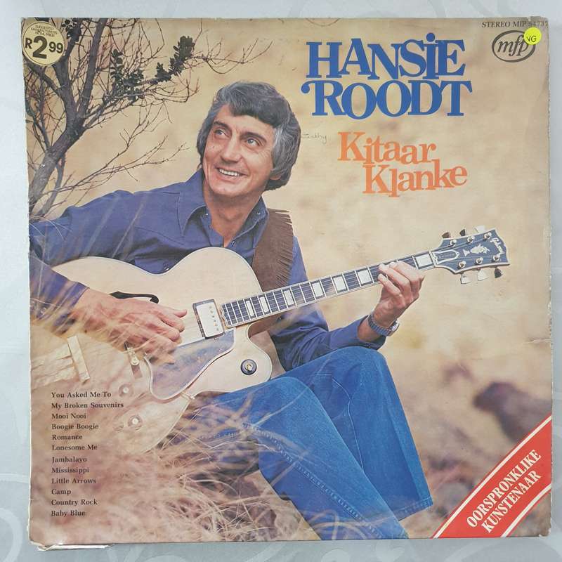 Hansie Roodt - Kitaar Klanke - Vinyl LP Record - Very-Good Quality (VG)