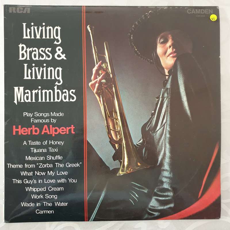 Living Brass & Living Marimbas  Play Songs Made Famous By Herb Alpert - Vinyl LP Record - V...