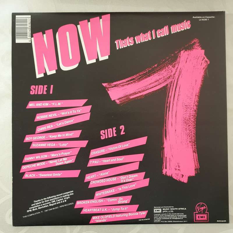 Now Thats What I Call Music 7 -  Vinyl LP Record (VG+)