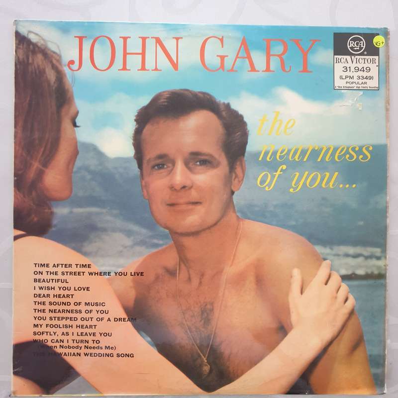 John Gary - The Nearness Of You  -  Vinyl LP Record - Very-Good+ Quality (VG+)