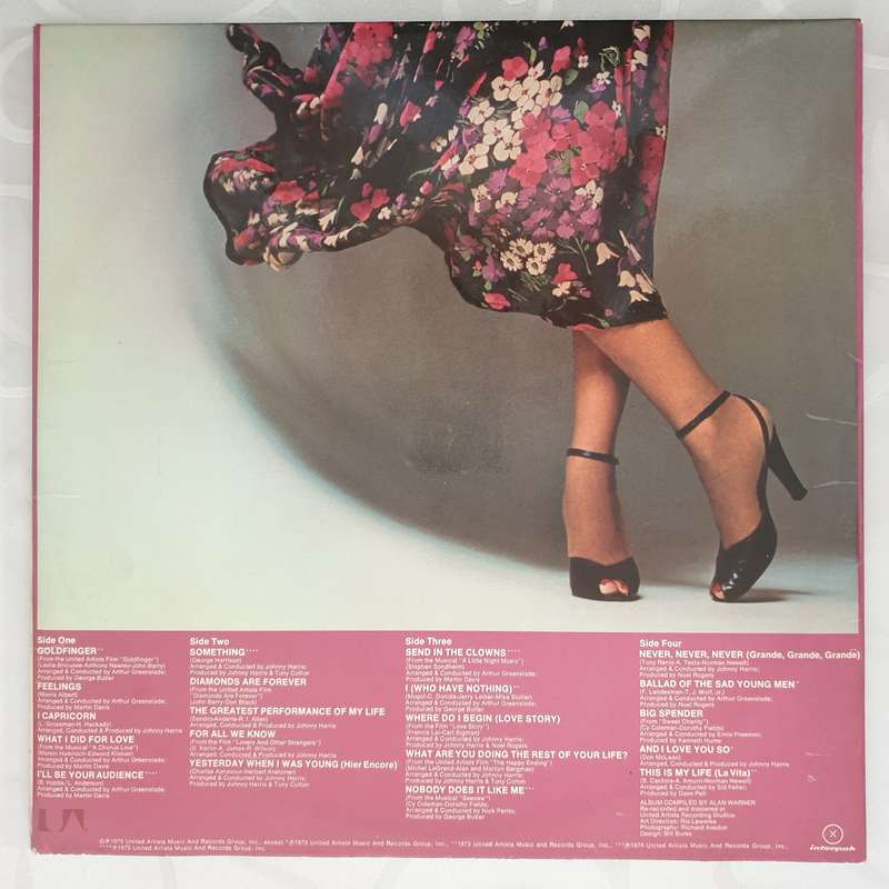 Shirley Bassey Greatest Hits -  Double Vinyl LP Record - Very-Good+ Quality (VG+)