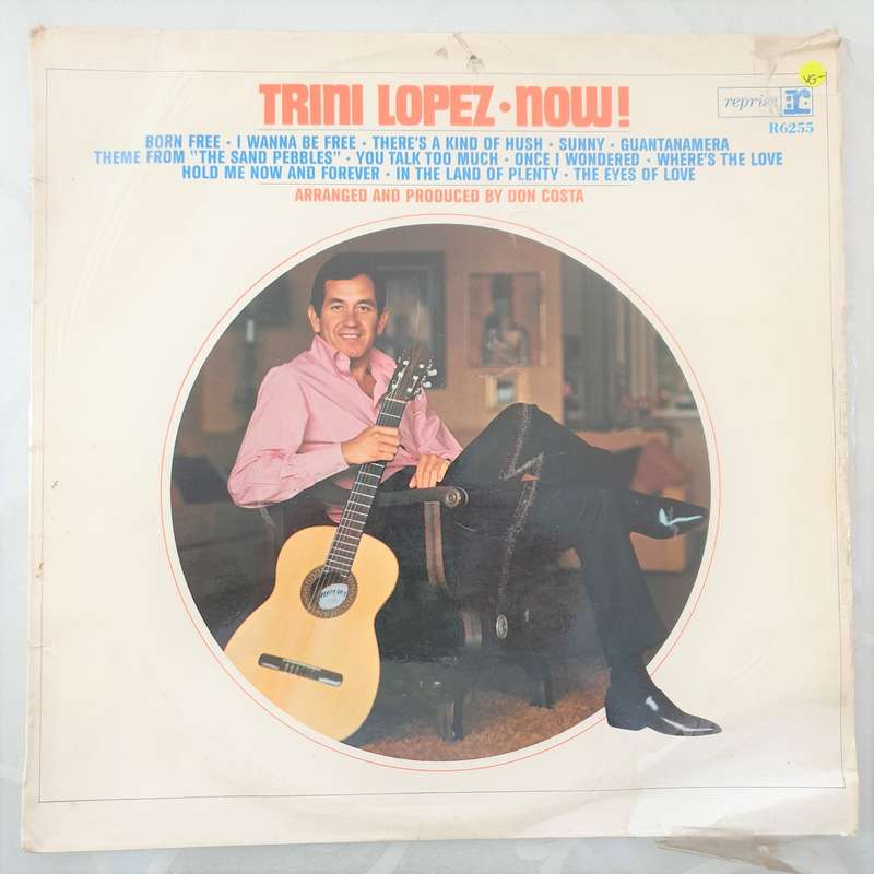Trini Lopez - Now! - Vinyl LP Record - Opened  - Very-Good- Quality (VG-)