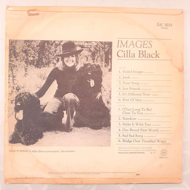 Cilla Black  Images - Vinyl LP Record - Opened  - Good+ Quality (G+)