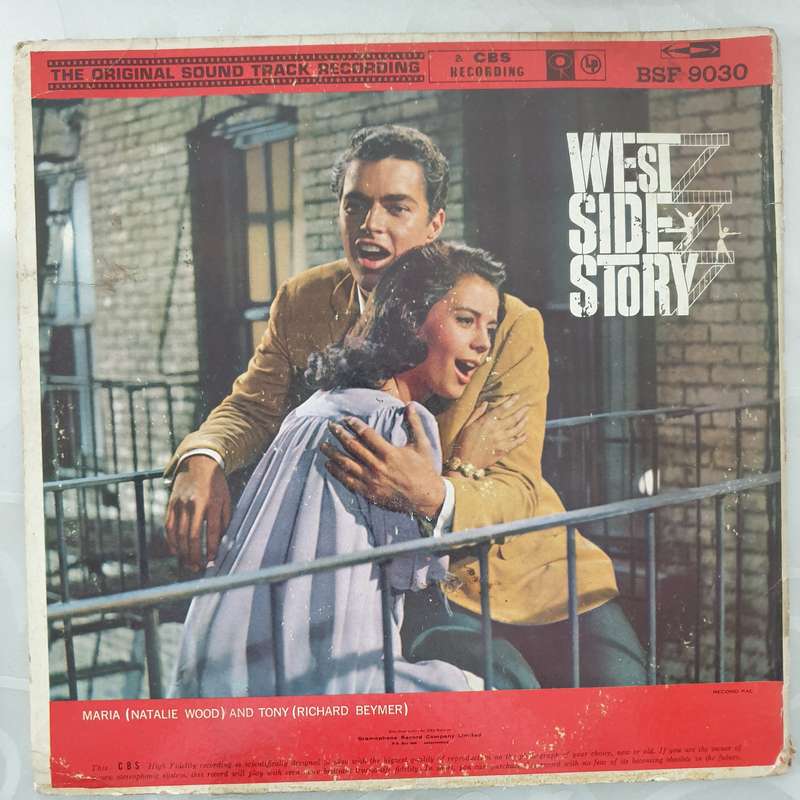 West Side Story (Natalie Wood)- Original Soundtrack - Vinyl LP Record - Very-Good- Quality (VG-)