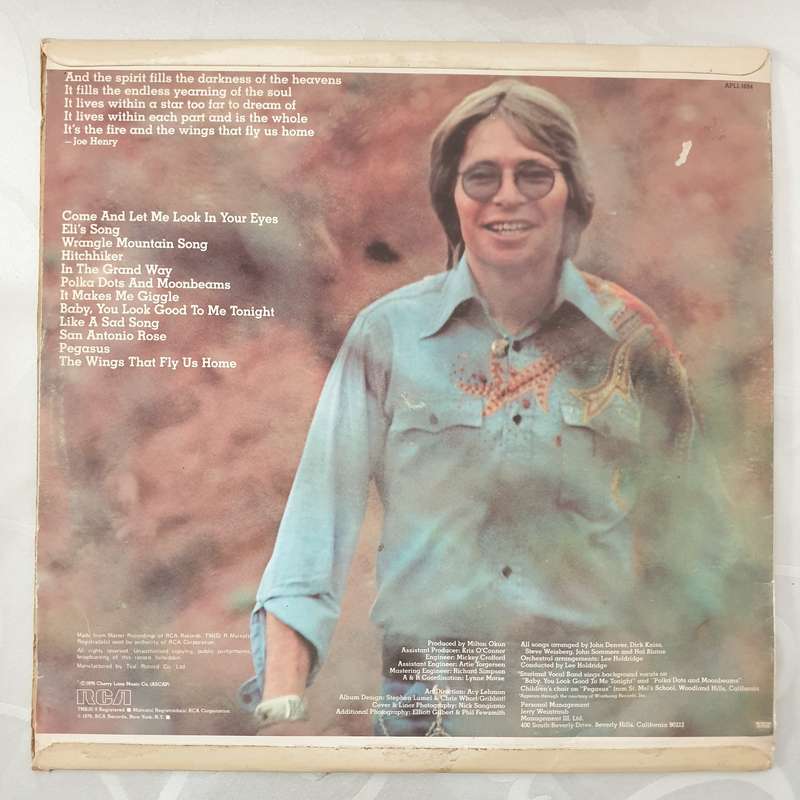 John Denver - Spirit - Vinyl LP Record - Opened  - Good+ Quality (G+)