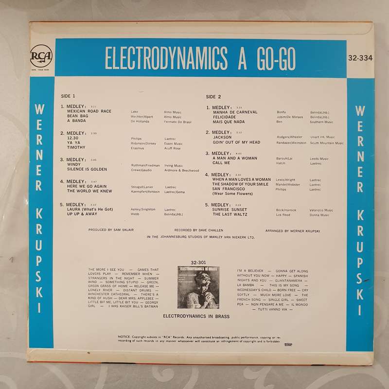 Electrodynamics a Go-Go - Vinyl LP Record - Very-Good Quality (VG)