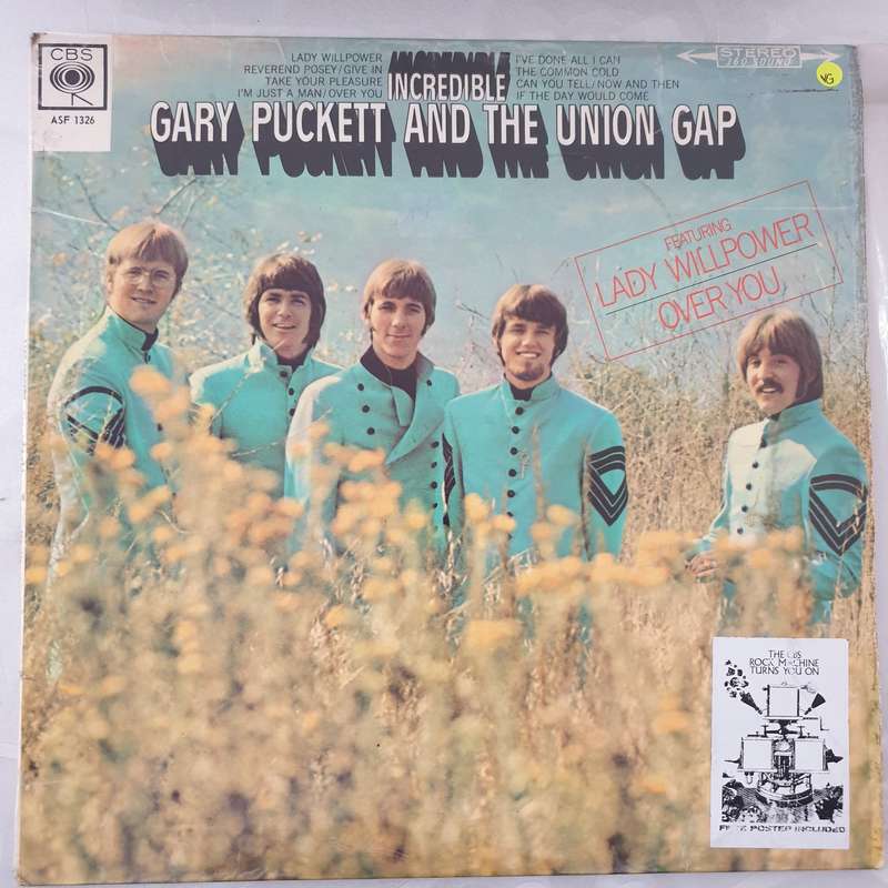Gary Puckett And The Union Gap  Incredible - Vinyl LP Record - Very-Good Quality (VG)