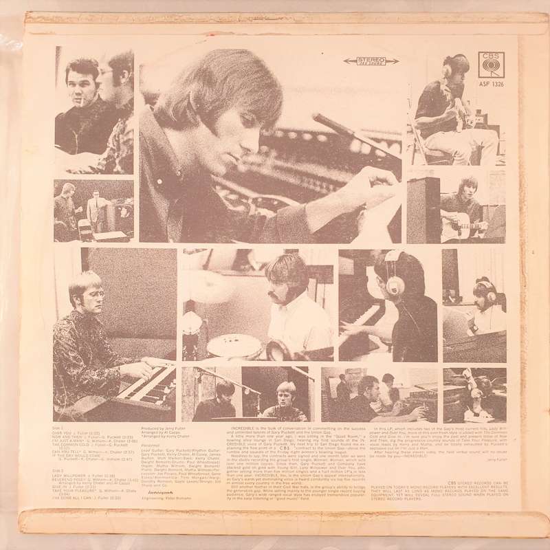 Gary Puckett And The Union Gap  Incredible - Vinyl LP Record - Very-Good Quality (VG)