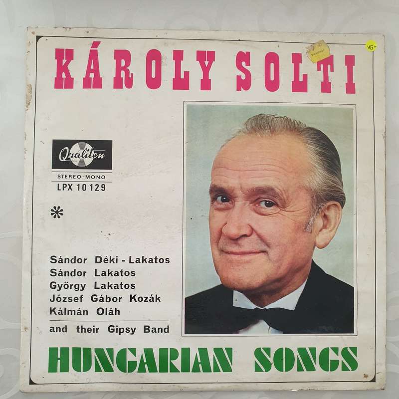 Károly Solti  Hungarian Songs -  Vinyl LP Record - Very-Good+ Quality (VG+)