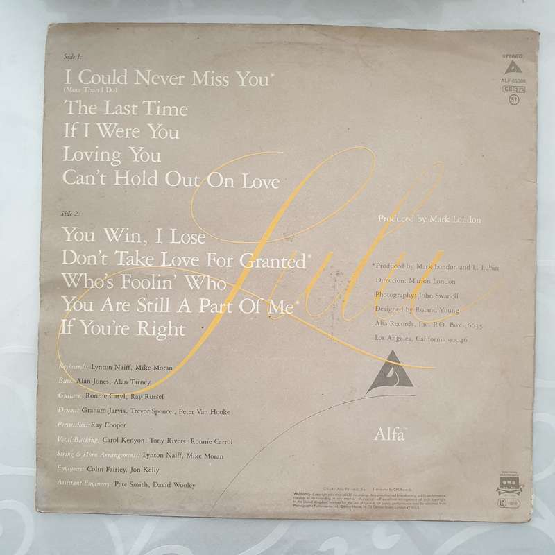 Lulu - Vinyl LP Record - Opened  - Fair Quality (F)