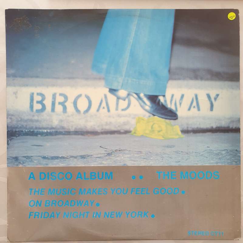 The Moods  On Broadway - A Disco Album -  Vinyl LP Record - Very-Good+ Quality (VG+)