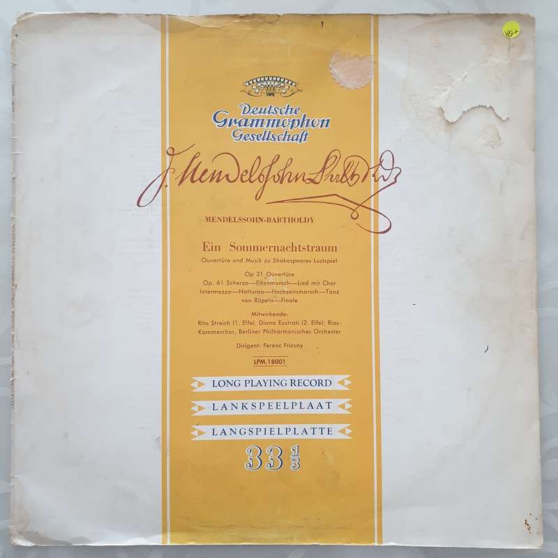 Mendelssohn-Bartholdy - Rita Streich, Diana Eustrati, RIAS-Kammerchor, Berliner Philharmoniker, F...