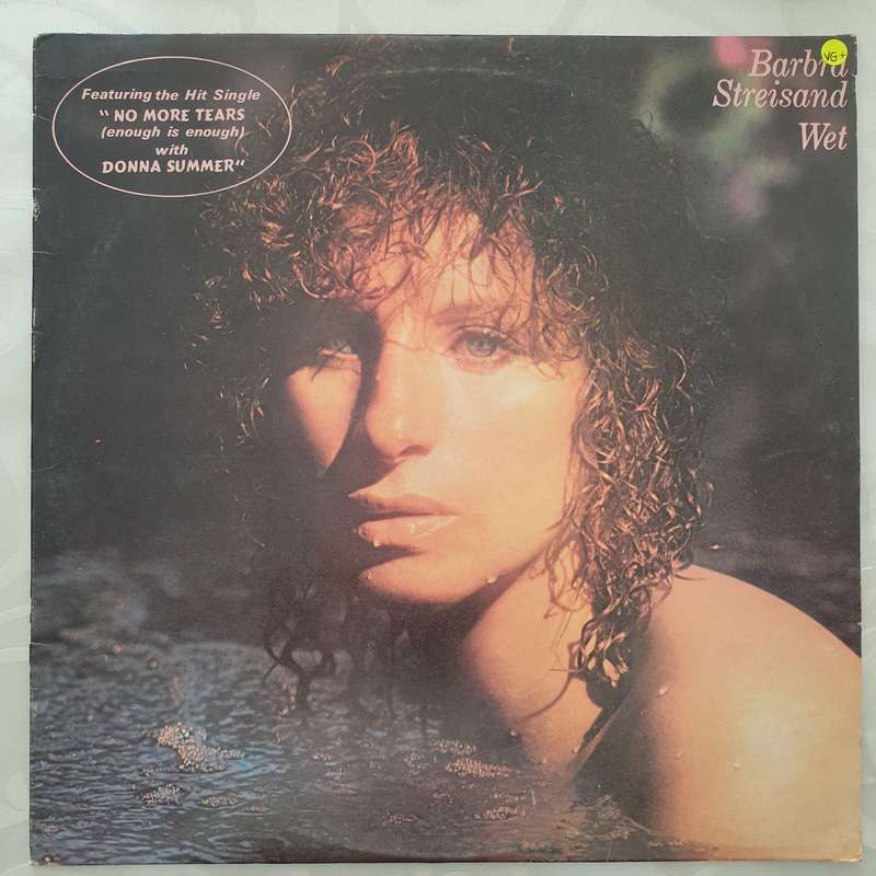Barbra Streisand - Wet -  Vinyl LP Record - Very-Good+ Quality (VG+)