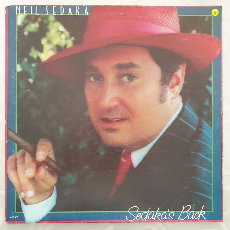 Neil Sedaka  Sedaka's Back -  Vinyl LP Record - Very-Good+ Quality (VG+)