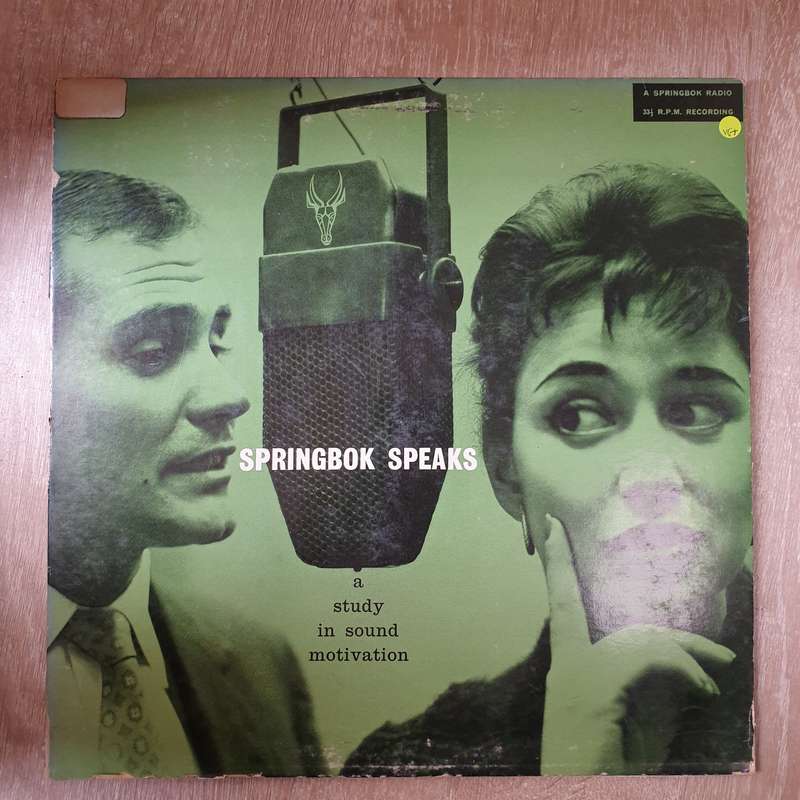 Springbok Speaks - A Study in Sound Motivation - Vinyl LP Record - Very-Good+ Quality (VG+)