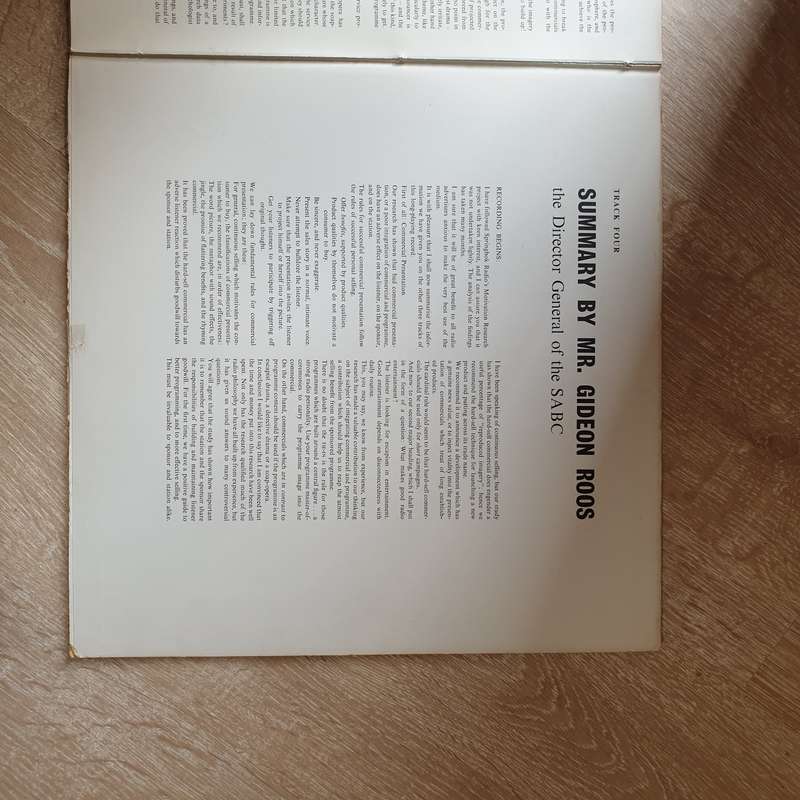 Springbok Speaks - A Study in Sound Motivation - Vinyl LP Record - Very-Good+ Quality (VG+)