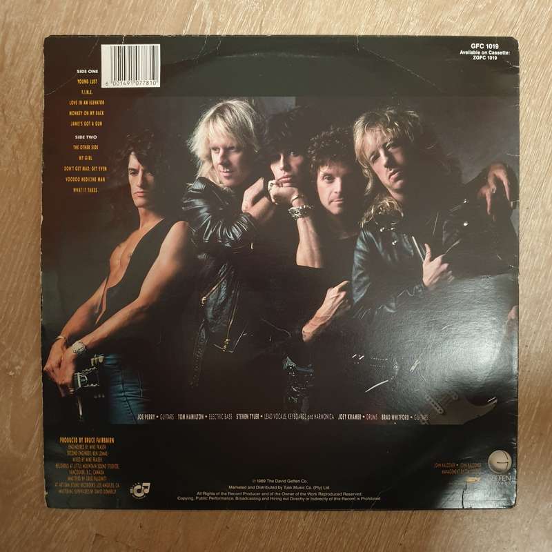 Aerosmith  Pump - Vinyl LP Record - Very-Good- Quality (VG-)