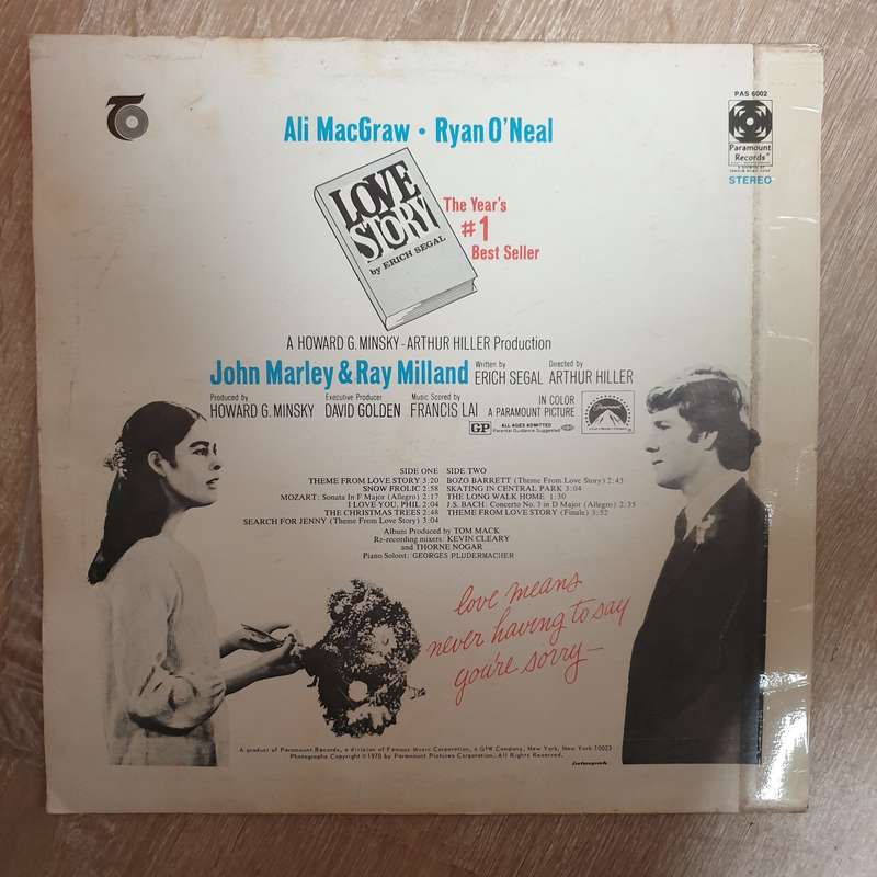 Love Story - Vinyl LP Record - Very-Good Quality (VG)