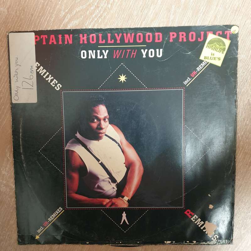 Captain Hollywood Project - Remixes - Only with You - Vinyl LP Record - Very-Good Quality (VG)