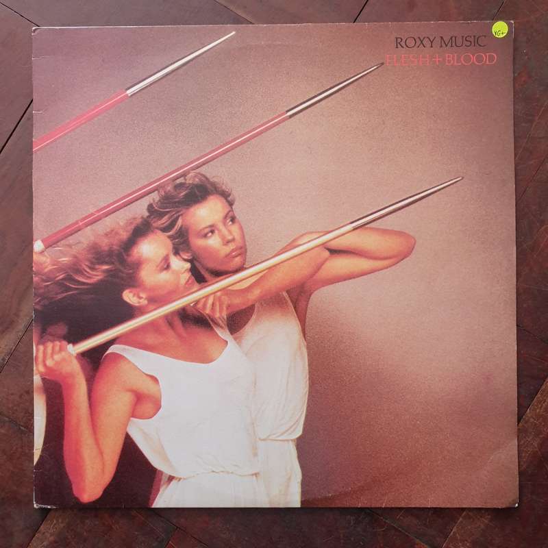 Roxy Music - Flesh and Blood - Vinyl LP Record - Very-Good+ Quality (VG+)