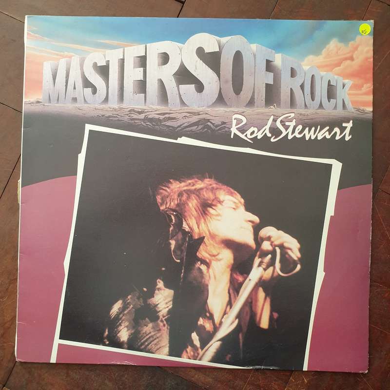 Rod Stewart - Masters of Rock - Vinyl LP Record - Very-Good Quality (VG)