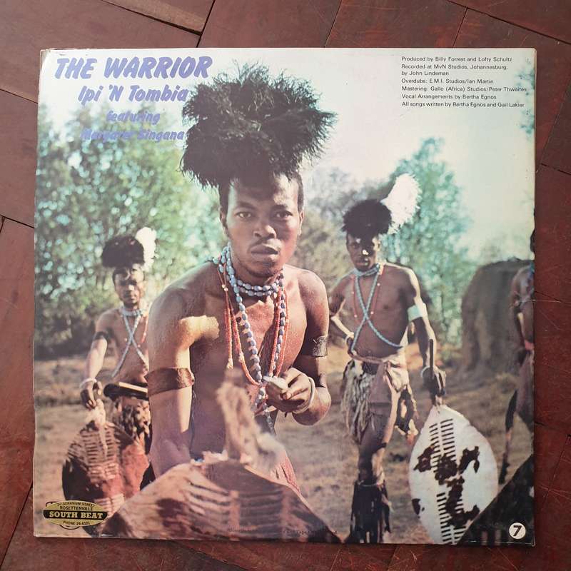 The Warrior - Ipi 'n Tombia - Margaret Singana - Vinyl LP Record - Very-Good+ Quality (VG+)