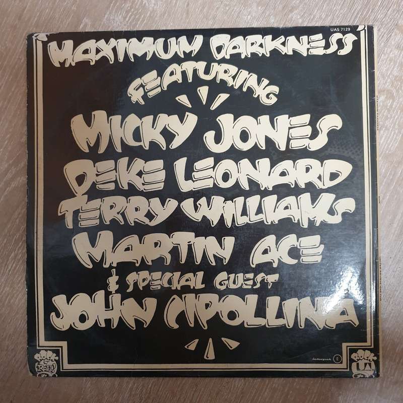 Man  Maximum Darkness - Vinyl LP Record - Very-Good+ Quality (VG+)