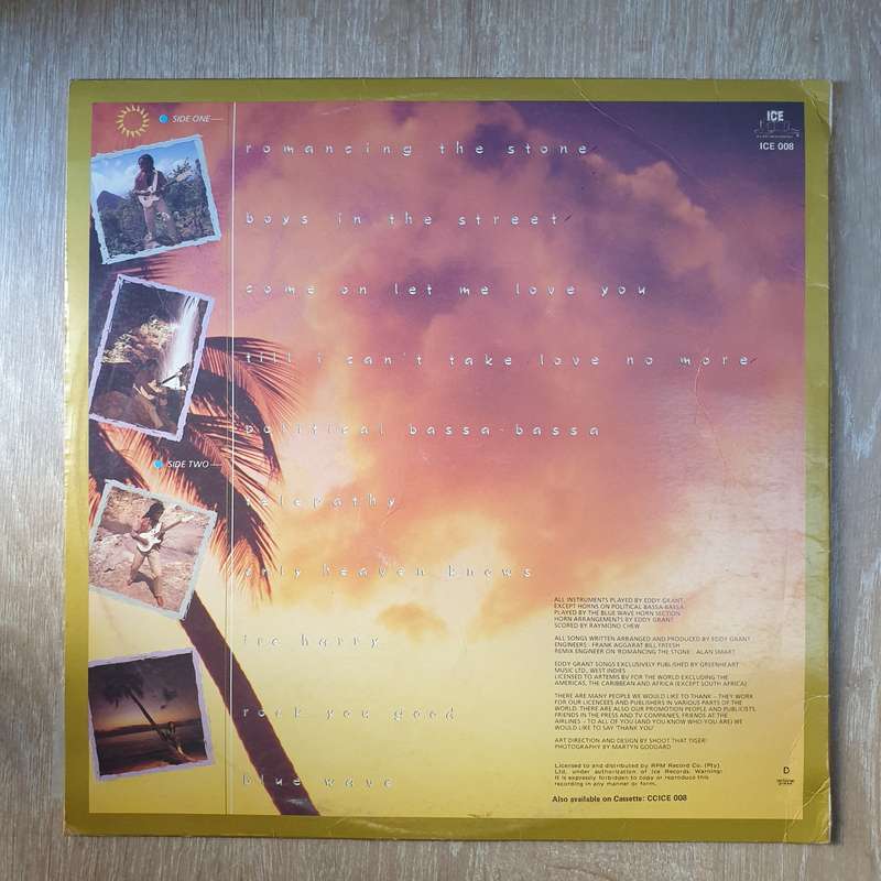 Eddy Grant  Going For Broke - Vinyl LP Record - Very-Good Quality (VG)