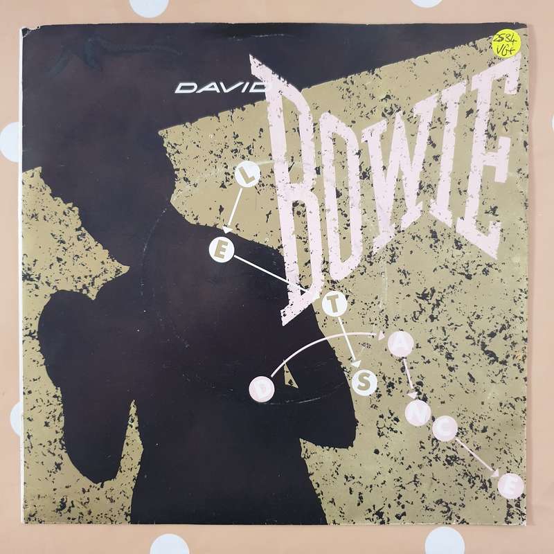 David Bowie  Let's Dance - Vinyl 7" Record - Very-Good+ Quality (VG+)