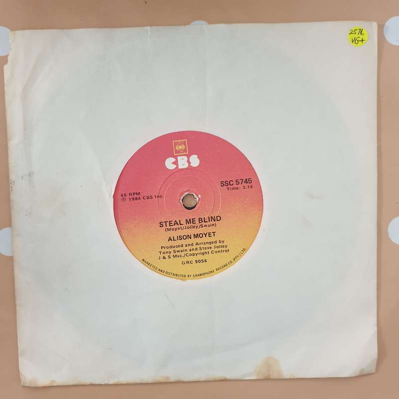 Alison Moyet  All Cried Out - Vinyl 7" Record - Very-Good+ Quality (VG+)